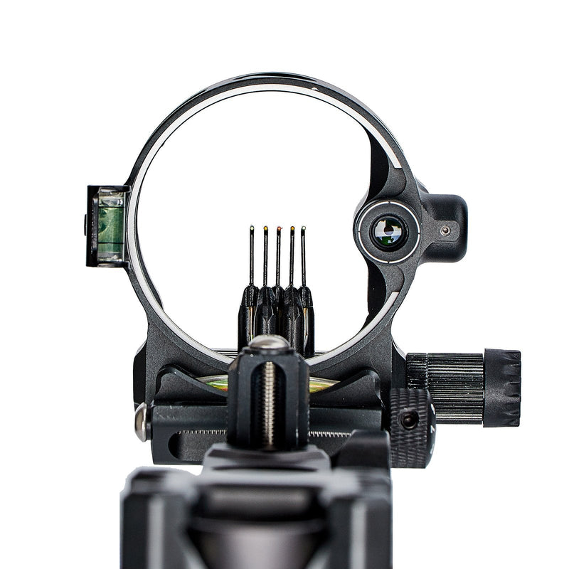 Archery 5-Pin Fiber Optics Bow Sight Compound Bow Sight Long Rod