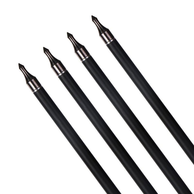 12pcs 30" Archery Fletched Carbon Arrow with 4" Fletching Shooting Arrows