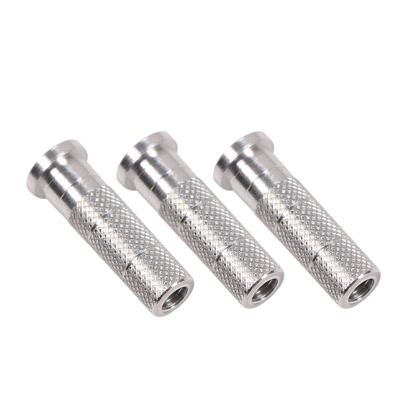 30Pcs Aluminium Insert Fit ID 6.2/7.6mm Arrowhead Connectors Archery Screw Broadhead Adapter
