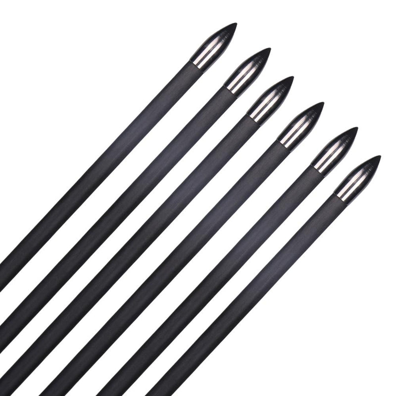 12Pcs 29" Archery Turkey Feather Pure Carbon Arrows Spine 700 for Recurve Bow Longbow