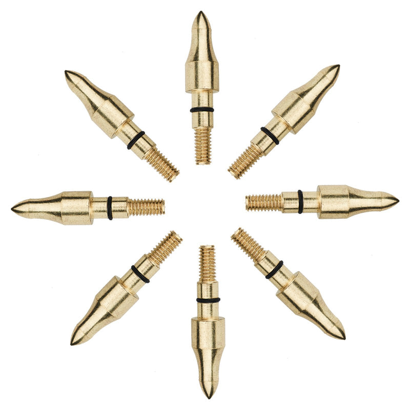 12Pcs Archery Broadheads 100 Grain Arrow Head Tips Field Points Arrowheads