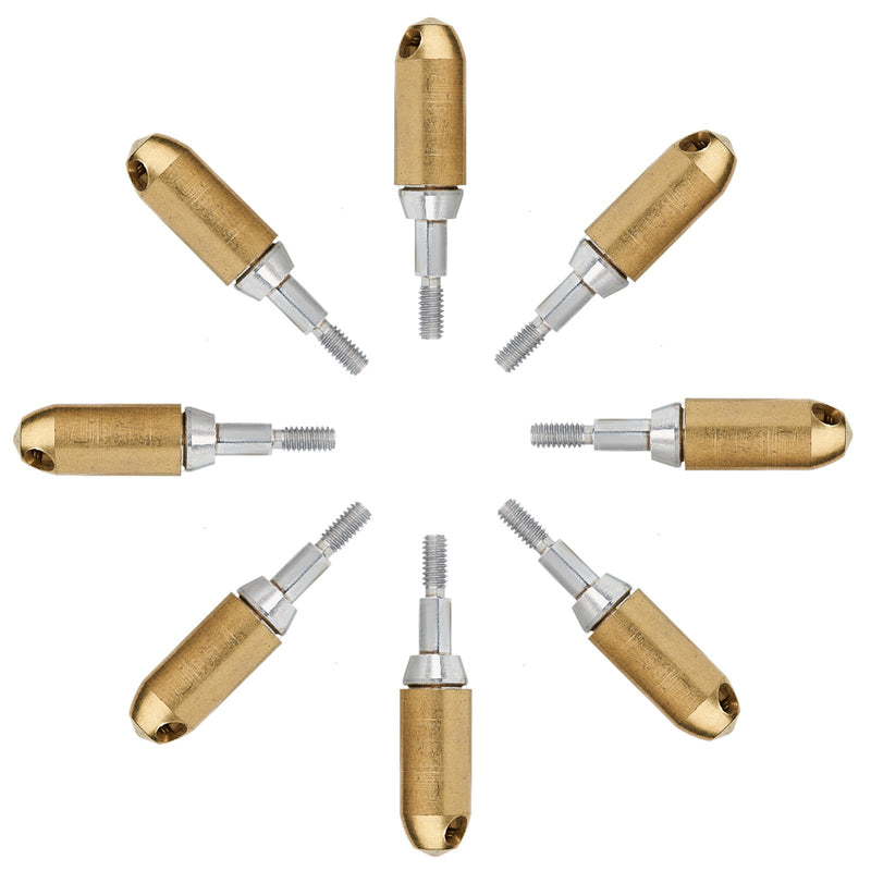 12Pcs Archery Broadheads Golden Whistle Screw Shooting Arrow Tips for Compound Bow and Crossbow