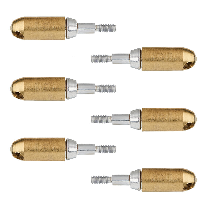 12Pcs Archery Broadheads Golden Whistle Screw Shooting Arrow Tips for Compound Bow and Crossbow