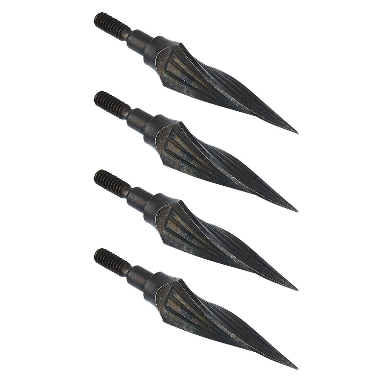 12Pcs Carbon Steel Arrowhead 150Grain Archery Arrow Point Tips for Crossbow and Compound Bow