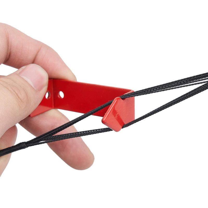 Archery Bowstring Separator Red String Splitter Bow Peep Sight Install Seperator