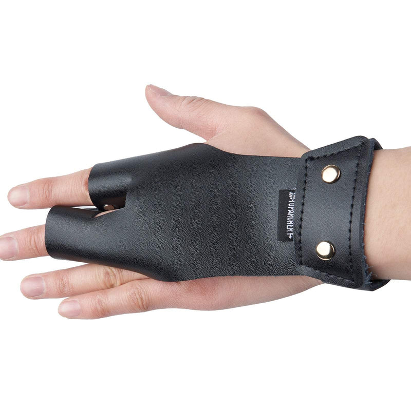 Archery Protective Gear Gloves Guard Finger Protection for Left Hand Shooters