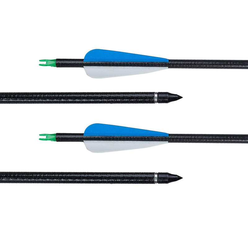 12pcs 32" Archery Fiberglass Arrows for Recurve Compound Bow Target Practice Arrows with Replaceable Tips