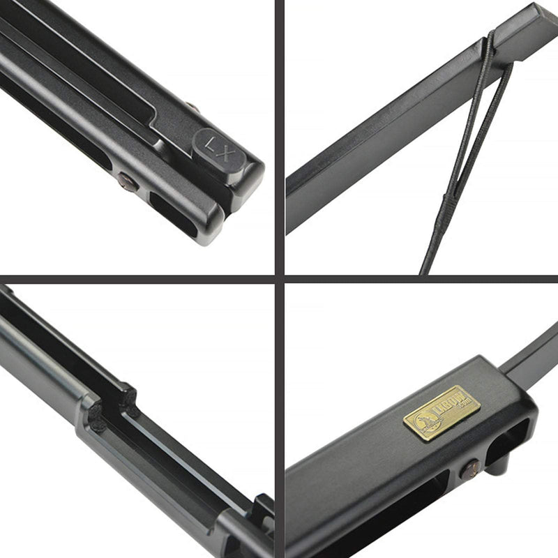 60" Archery Survival Bow CFSB Compact Folding Survival Bow Outdoor Takedown Portable Right Handed Bow 40/60lbs