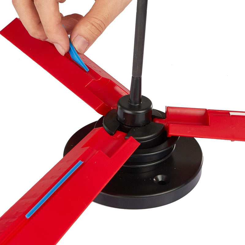 Cylindrical Adjustable Fletching Jig Straight and Helix Tool with Scale for DIY Archery Arrow Feathers Vanes