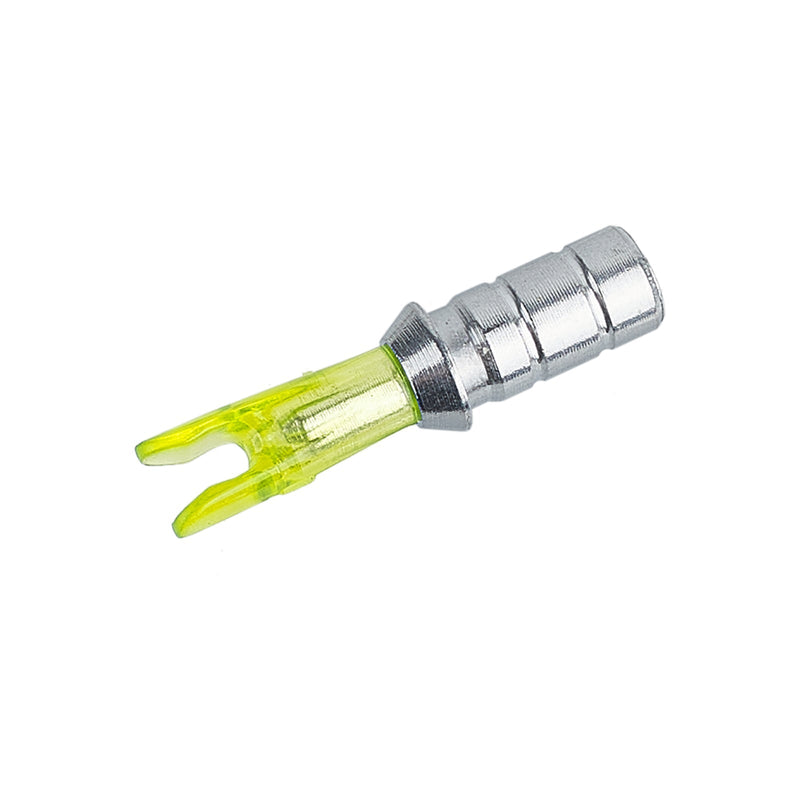 12Pcs Archery Arrow Pin Nock Aluminum Pins and Plastic Nocks for ID 6.2 mm Arrow Shaft DIY Archery Accessories