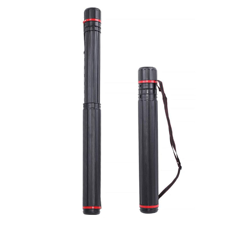 Adjustable Arrow Tube and 12 Pack Archery Mixed Carbon Arrows Arrow Quiver 63cm-110cm