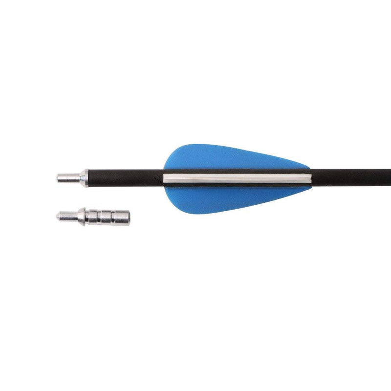 12 Pack Aluminum Seat Shaft Arrowhead Connectors Insert Archery Screw Broadhead Adapter