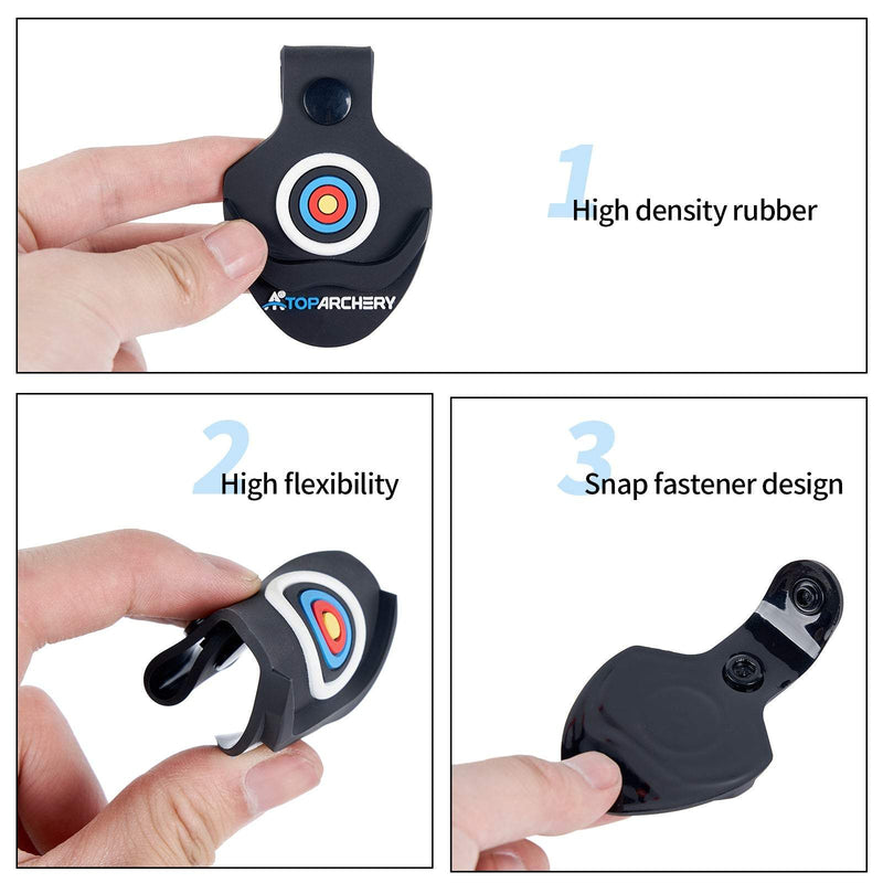 Recurve Bow Limb Protection Archery Rest Rubber Foot Pad Protector Accessories