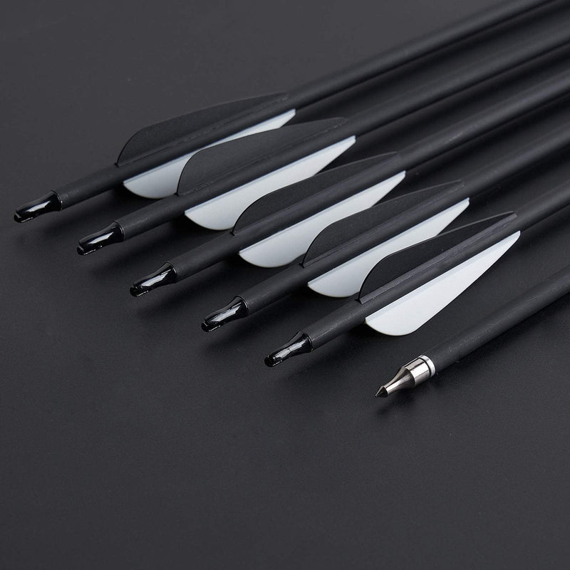 Archery 60" Laminated Takedown Recurve Bow and Arrows Kit LH Hunting Bow with 12pcs Carbon Arrows 30-50lbs