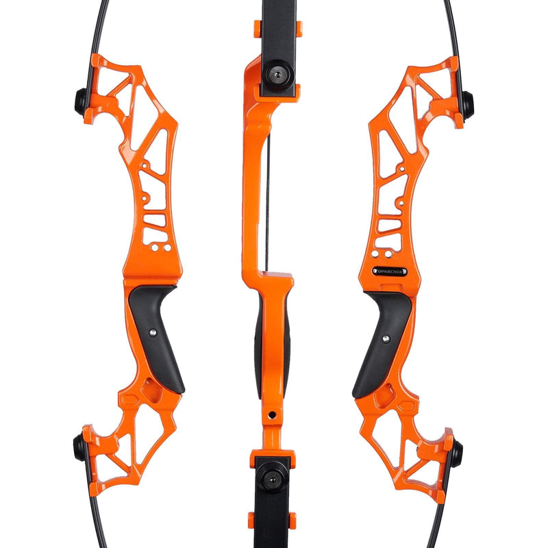 53" Takedown Recurve Bow Right Handed For Archery Club Beginner Practice Bow 20/30/40/55lbs