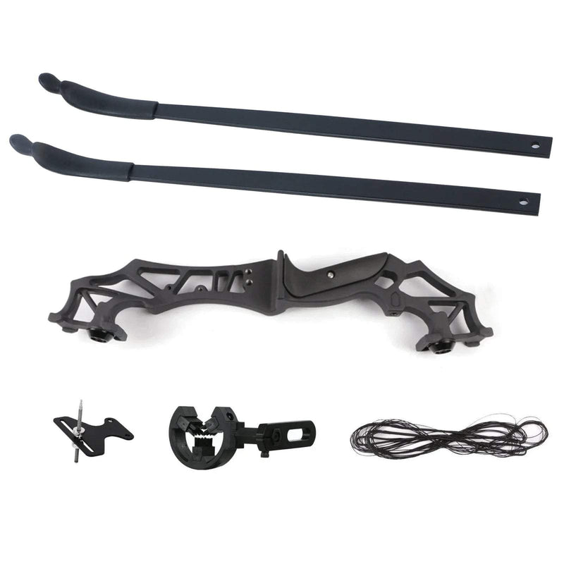 Archery 53" Beginner Recurve Bow and Arrow Set Right Hand Bow for Outdoor Sports Shooting 20/30/40/55lbs