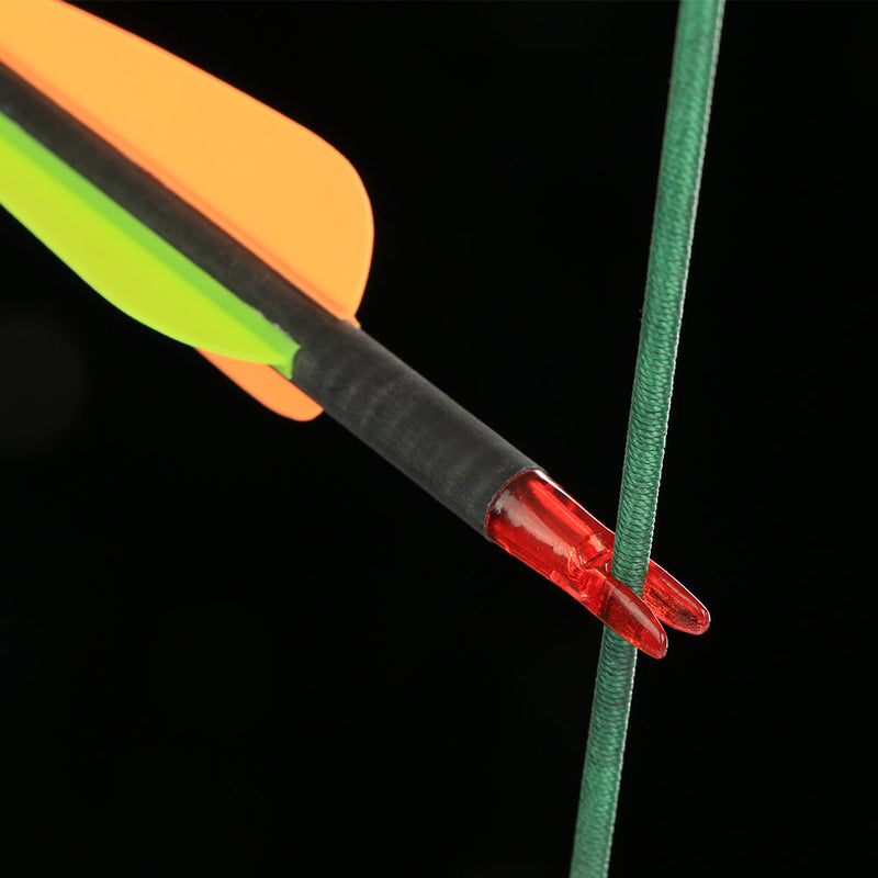 30pcs 6.2mm Press-in Nocks Red For Arrow Shaft ID 6.2mm Archery Accessories