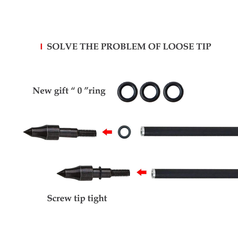 12pcs 32" Archery Turkey Feather Fletched Pure Carbon Arrows Spine 400 For Target Practice Shooting