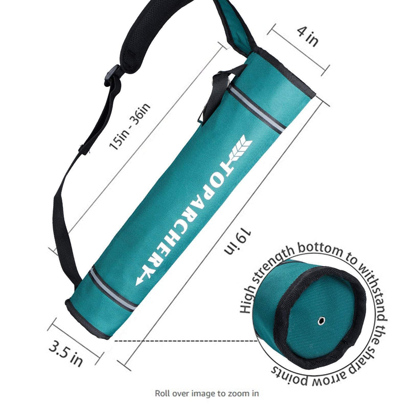 Archery Back Arrow Quiver Holder Adjustable Arrow Bag for Bow Hunting and Target Practice