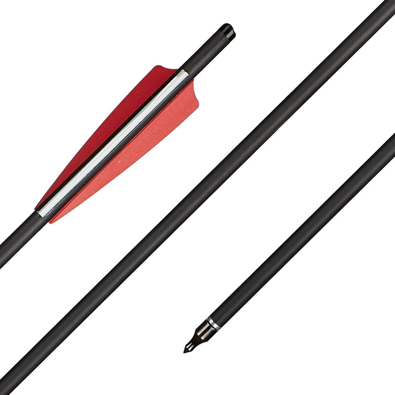 12pcs 20inch Carbon Crossbow Bolts Hunting Archery Arrows with Replaced Arrowhead Tips