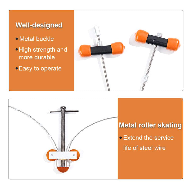 Portable Hand Held Compound Bow Press with 2 Quad Brackets Bow String Replacement Tool for Compound Bow