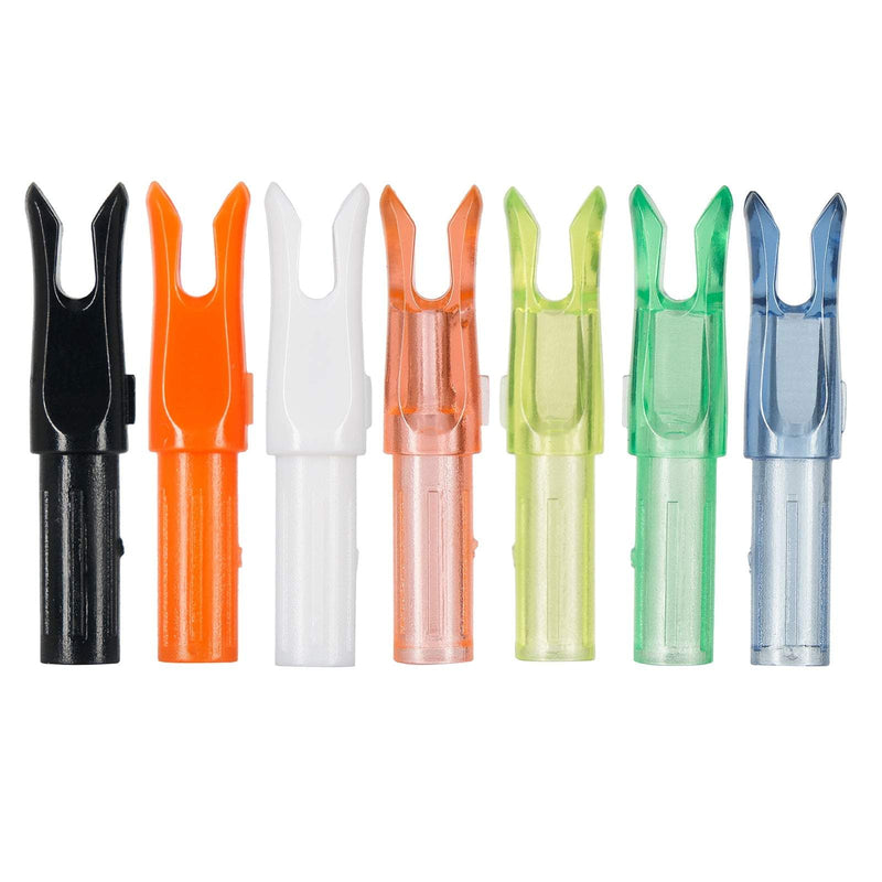 30Pcs Archery Arrow Nocks for Shaft ID 6.2mm Insert Arrow Tails DIY Archery Accessories