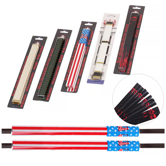 15pcs Archery Arrow Sticker Universal 4-9mm Heat Shrink Arrow Shafts Wraps Sticker