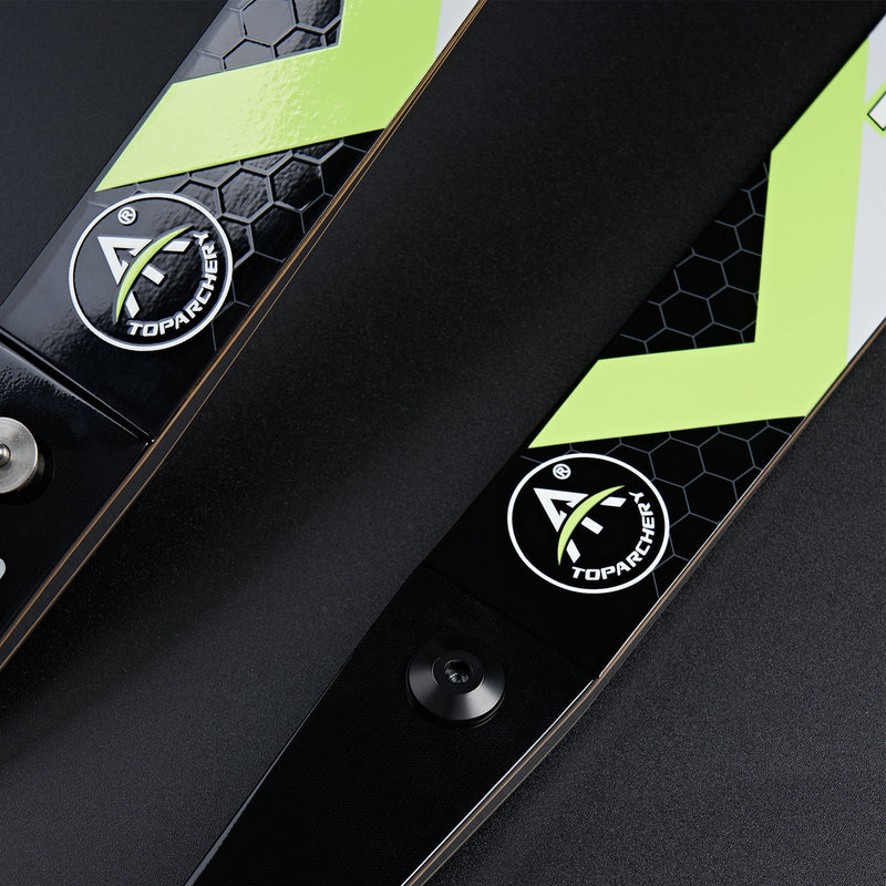 Archery ILF Recurve Bow Limbs Bamboo Carbon Laminated Limbs 20-40lbs