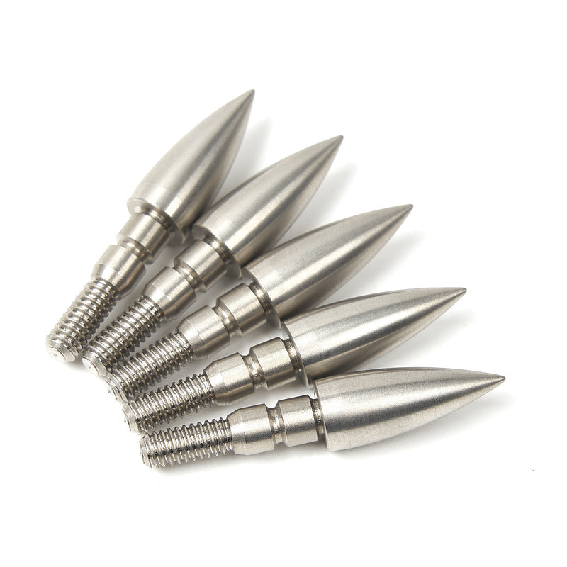 6pcs Broadheads 100/125/150Grain Stainless Steel Arrowheads Arrow Screw-in Tips Hunting Target